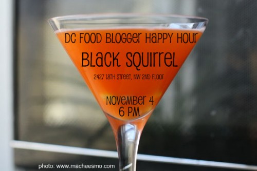 DC Food Blogger Happy Hour announcement